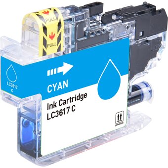  Картридж струйный Cactus CS-LC3617C голубой (14мл) для Brother MFC-J2330DW/J2730DW/J3530DW/J3930DW 
