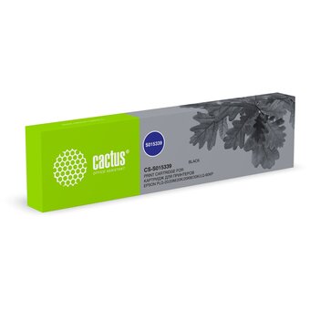  Картридж матричный Cactus CS-S015339 S015339 6.35x30 черный для Epson PLQ-20/20M/20K/20KM/30K/LQ-90KP 