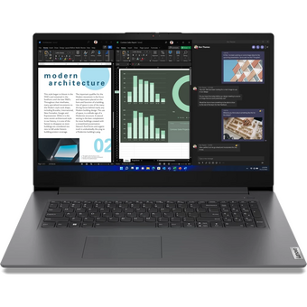  Ноутбук Lenovo V17 G4 Iru (83A2000URU) Core i3-1315U/8Gb/SSD512Gb/17.3"/IPS/FHD/NoOS/grey 