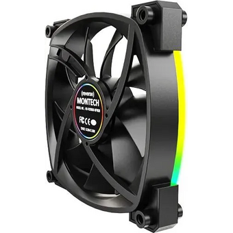  Вентилятор Montech RX120 Reverse ARGB (RX120 PWM Black) 120х120x25 черный 4-pinRet 