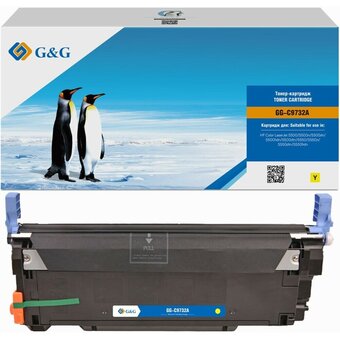  Картридж лазерный G&G GG-C9732A C9732A желтый (12000стр) для HP CLJ 5500/5500n/5500dn/5500hdn/5500dtn/5550/5550n/5550dtn/5550hdn 