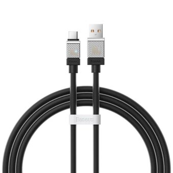  Дата-кабель Baseus CoolPlay (CAKW000601) Fast Charging USB to Type-C 100W 1m Black 