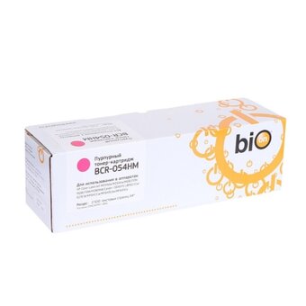  Картридж Bion BCR-054HM для Canon i-Sensys LBP-620/621/623/640/MF-640/641/642/643/644/645 (2300 стр.) Пурпурный с чипом 
