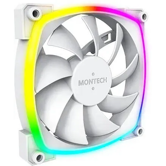  Вентилятор Montech AX120 ARGB (AX120 PWM White 3 in 1) 120х120x25 белый 4-pin (упак. 3шт) Ret 