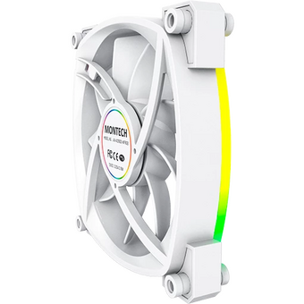  Вентилятор Montech AX120 ARGB (AX120 PWM White) 120х120x25 белый 4-pin Ret 