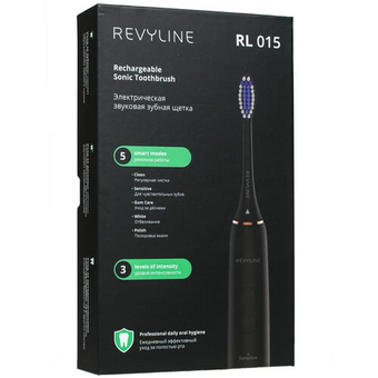  Электрическая зубная щетка REVYLINE RL 015 черный 