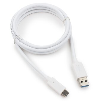  Кабель USB Cablexpert CCP-USB3-AMCM-1M-W USB3.0 AM/USB Type-C 1м белый 