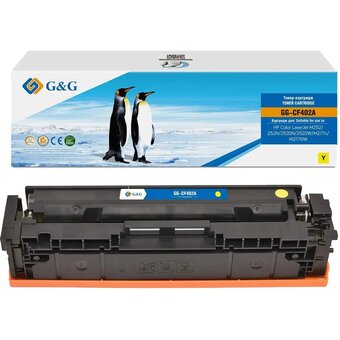  Картридж лазерный G&G GG-CF402A CF402A желтый (1400стр) для HP CLJ M252/252N/252DN/252DW/M277n/M277DW 