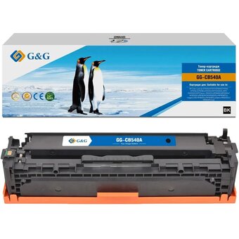  Картридж лазерный G&G GG-CB540A CB540A черный (2200стр) для HP CLJ CP1215/CP1217/CP1510/CP1514/CP1515n/CP1518ni/CM1312 MFP/CM1312n MFP/CM1312nfi MFP 