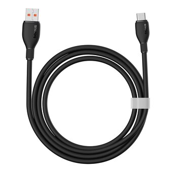  Дата-кабель Baseus Pudding (P10355703111-00) Fast Charging USB to Type-C 100W 1.2m Cluster Black 