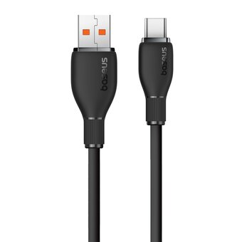  Дата-кабель Baseus Pudding (P10355703111-00) Fast Charging USB to Type-C 100W 1.2m Cluster Black 