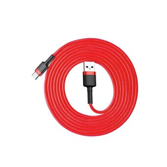 Кабель Baseus Cafule (CATKLF-C09) USB For Type-C 2A 2M Red+Red 