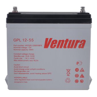  Аккумулятор для ИБП Ventura GPL12-55 12В 55Ач 