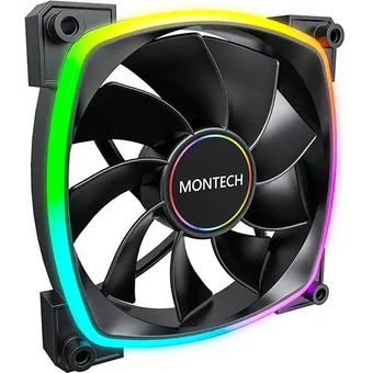  Вентилятор Montech RX140 Reverse ARGB (RX140 PWM Black) 140х140x25 черный 4-pin Ret 