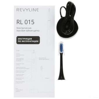  Электрическая зубная щетка REVYLINE RL015 черный 