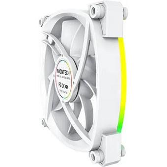  Вентилятор Montech AX120 ARGB (AX120 PWM White 3 in 1) 120х120x25 белый 4-pin (упак. 3шт) Ret 