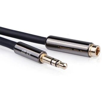  Кабель UGREEN AV118 10594 3.5mm Male to 3.5mm Female Extension Cable 2m Black 
