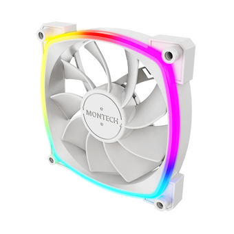  Вентилятор Montech RX120 Reverse ARGB (RX120 PWM White) 120х120x25 белый 4-pin Ret 