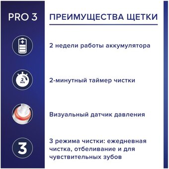  Электрическая зубная щетка ORAL-B IO3 Brush pink 