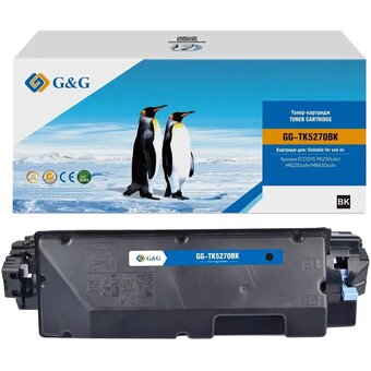  Картридж лазерный G&G GG-TK-5270BK TK5270BK черный (8000стр) для Kyocera ECOSYS P6230cdn/M6230cidn/M6630cidn 