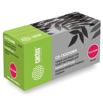  Картридж лазерный Cactus CS-TK5240BK-MPS TK-5240BK черный (8000стр) для Kyocera Ecosys M5526cdn/M5526cdw/P5026cdn/P5026cdw 