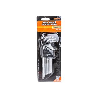  Набор ключей Torx Ombra 953009 (55371) 9 пр. 