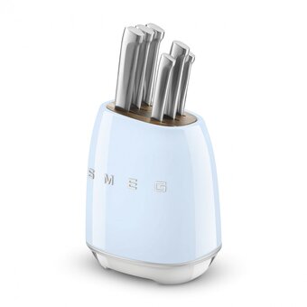  Комплект ножей SMEG KBSF02PB пастельный голубой 