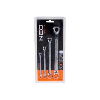  Набор ключей накидных Torx NEO Tools 09-980 4 ключа 