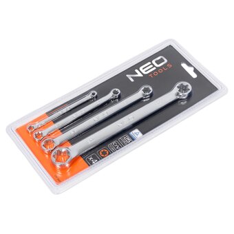  Набор ключей накидных Torx NEO Tools 09-980 4 ключа 