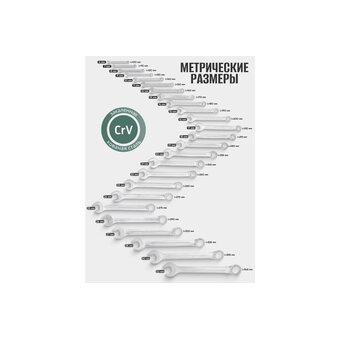  Набор ключей комбинированных Rockforce RF-5261P Premium(60778) 25 предметов 