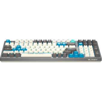  Клавиатура A4Tech Bloody S98 Pixels Blue темно-серый/бежевый USB for gamer LED 