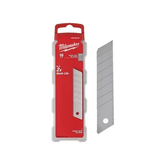  Лезвия для выдвижных ножей Milwaukee 4932480108 25мм 10шт 