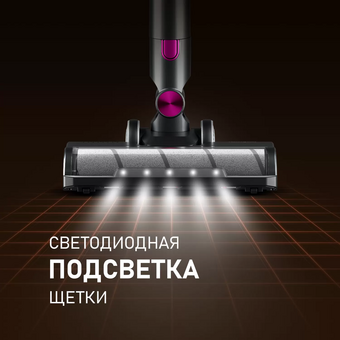  Пылесос вертикальный Weissgauff V12 BLDC 400 Magenta Turbo 