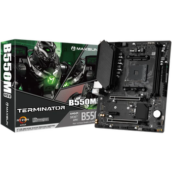  Материнская плата Maxsun MS-Terminator B550M 2.5G (6940709669761) 