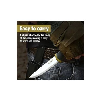  Нож строительный Workpro WP381010 в ножнах 