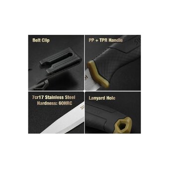  Нож строительный Workpro WP381010 в ножнах 