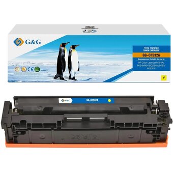  Картридж лазерный G&G GG-CF532A CF532A желтый (900стр) для HP CLJ M154A/M154NW M180/180N/M181/M181FW 