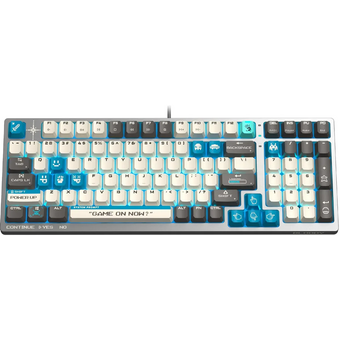  Клавиатура A4Tech Bloody S98 Pixels Blue темно-серый/бежевый USB for gamer LED 
