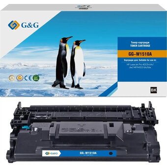  Картридж лазерный G&G GG-W1510A W1510A черный (3050стр) для HP LJ Pro 4003n/dn/dw/MFP4103 fdn/fdw 