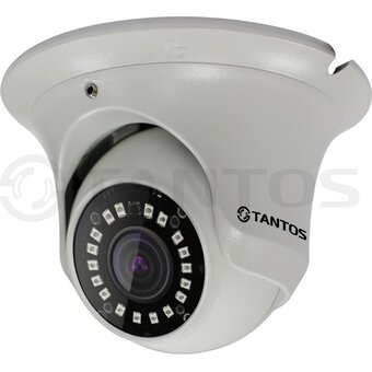  Камера видеонаблюдения IP Tantos TSi-Ee25FP 2.8-2.8мм цв. корп. белый/черный (00-00122959) 