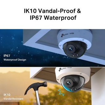  Камера видеонаблюдения IP TP-Link Vigi C220I 2.8-2.8мм цв. корп. белый/черный 