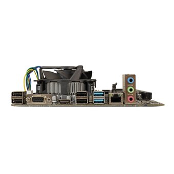  Материнская плата с процессором и кулером BaseTech H81M-K, Socket1150, Intel Core i3-4160, Intel H81, 2xDDR3, PCI-Ex16, 2SATA2, SATA3, 5.1-ch, 2 USB 3 