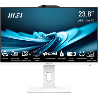  Моноблок MSI Pro AP242P 14M-668XRU (9S6-AE0622-831) 23.8" Full HD, Intel Core i7 14700, 16ГБ DDR5, 512ГБ SSD, noOS белый 