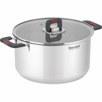  Кастрюля Rondell Stripes RDS-1638 5.2л стальной 