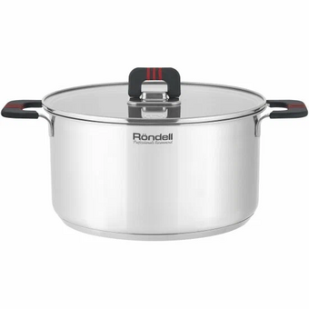  Кастрюля Rondell Stripes RDS-1638 5.2л стальной 