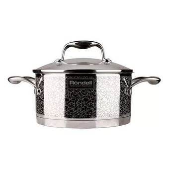  Кастрюля Rondell Vintage RDS-344 5л серебристый 