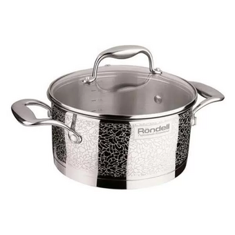  Кастрюля Rondell Vintage RDS-344 5л серебристый 