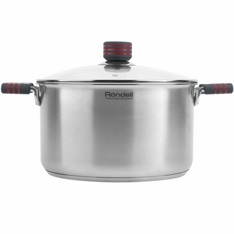  Кастрюля Rondell Stripes RDS-1281 5.8л стальной 
