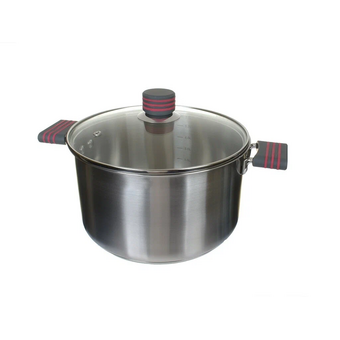  Кастрюля Rondell Stripes RDS-1281 5.8л стальной 