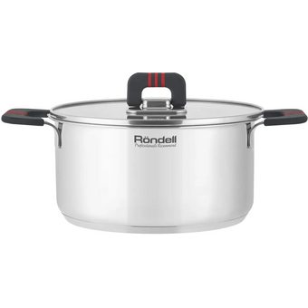  Кастрюля Rondell Stripes RDS-1637 2.8л стальной 